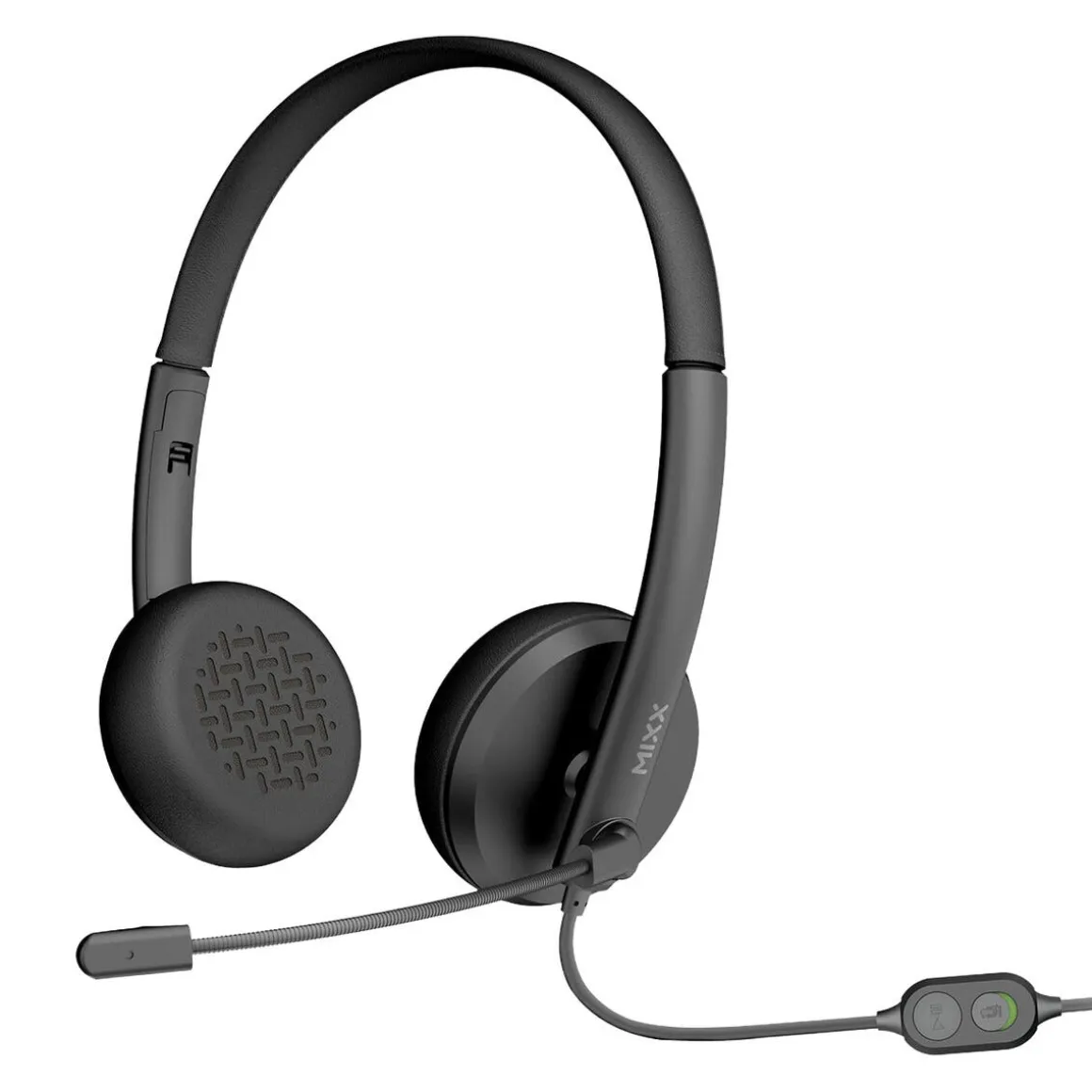 Mixx H1a headset med mikrofon og ledning, 3,5 mm