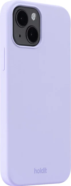 Mobildeksel i silikon for iPhone 14, Holdit Lavender