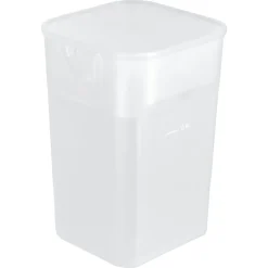Mugge med lokk, plast, 0,8 liter
