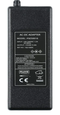 Nettadapter 5 V DC/5 A, 75 W