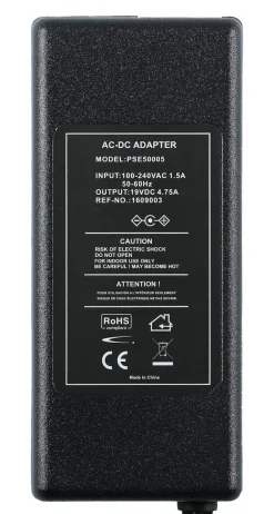 Nettadapter 19 V DC/4,75 A, 90 W