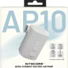 Nitecore AP10 ultrakompakt, oppladbar luftpumpe med LED