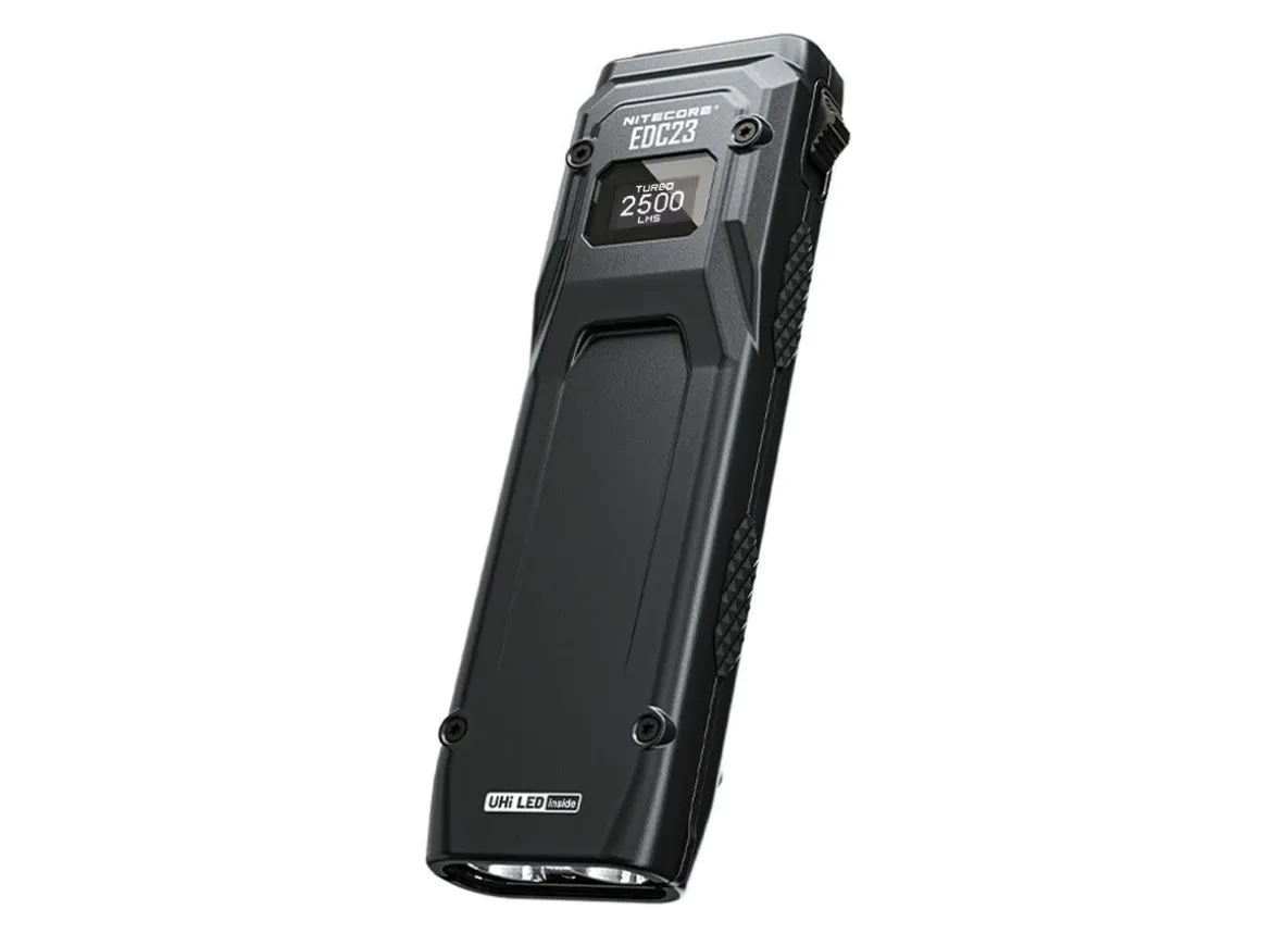 Nitecore EDC23 lommelykt USB-C-oppladbar, IP54 2500 lm