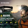 Nitecore NU30 oppladbar hodelykt, 500 lumen