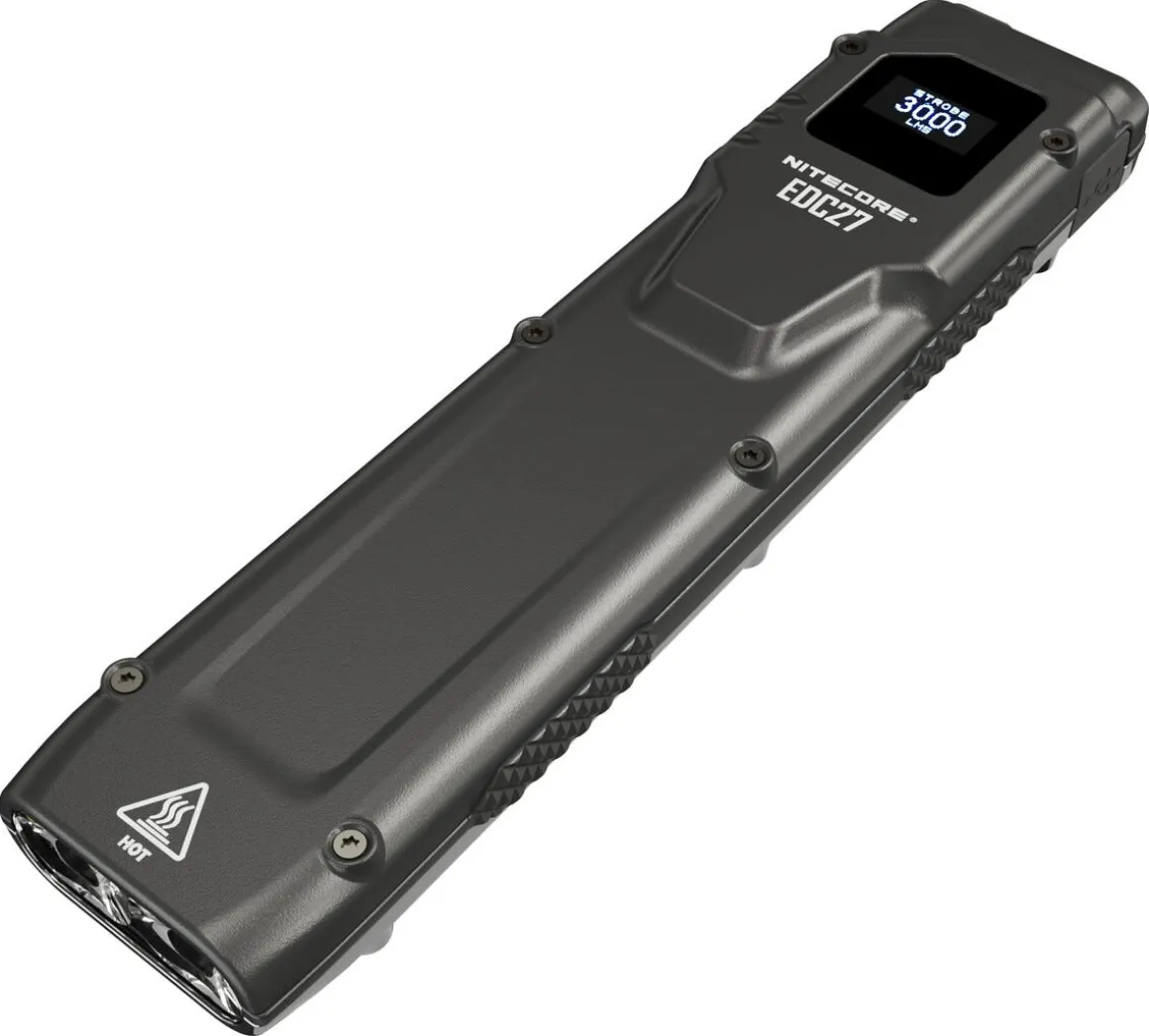Nitecore sterk lommelykt, oppladbar, USB-C, 3000 lm