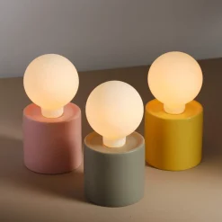 Northlight bordlampe batteridrevet med timer, 16 cm