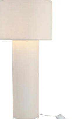 Northlight Didrik gulvlampe, lin og metall
