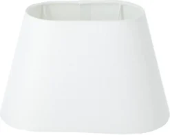 Northlight liten, oval lampeskjerm i stoff, 22 x 15 cm