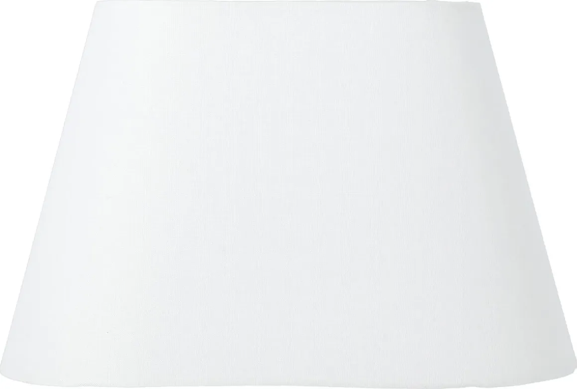 Northlight liten, oval lampeskjerm i stoff, 22 x 15 cm