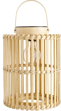 Northlight solcellelykt bambus