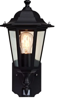 Northlight  utelampe klassisk IP33, med sensor