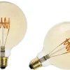 Northlight Globe dimbar LED dekorpære E27