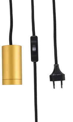 Northlight lampeholder med tekstilledning