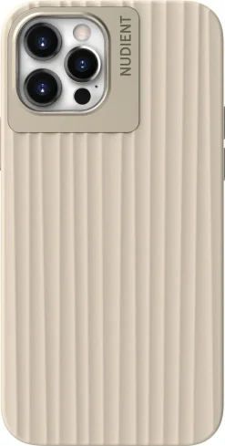 Nudient Bold Case mobildeksel til iPhone 12/12 Pro, beige