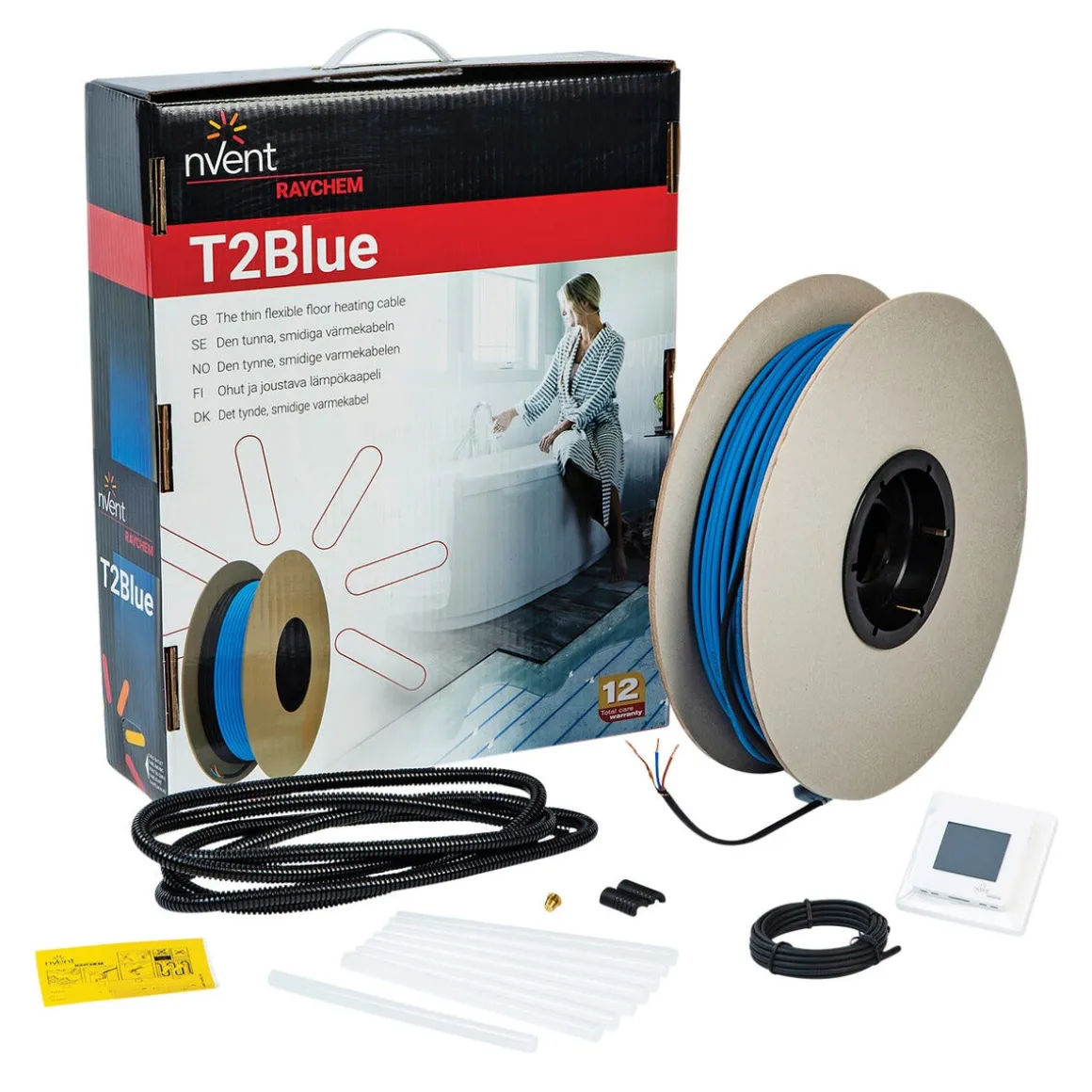 nVent Raychem T2Blue gulvvarme elektrisk med wifi-termostat