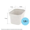 Oppbevaringskurv Neat beige, resirkulert plast