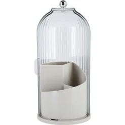 Oppbevaring sminkekoster, med lokk, 12,3 x 27 cm