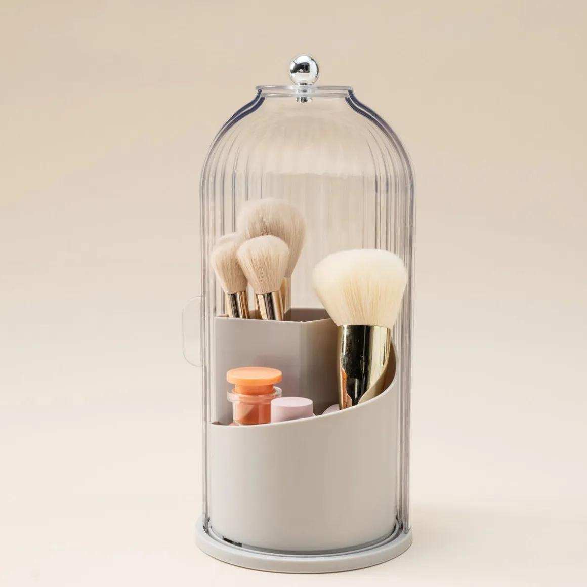 Oppbevaring sminkekoster, med lokk, 12,3 x 27 cm