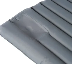 Oppblåsbart liggeunderlag grått, 195×70×10 cm