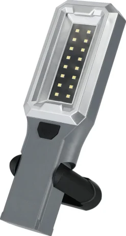 Oppladbar arbeidslampe LED med krok og magnet