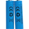 Oppladbart batteri 14500 49 mm, 3,7 V/850 mAh Li-Ion, 2-pakning