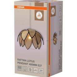 Osram Lotus taklampe rotting 48 cm E27 brun