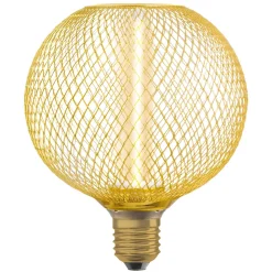 Osram Decor Gold LED E27 Straw rett filament dimbar
