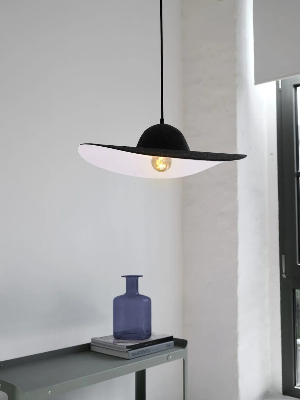 Osram Felt Hat Pendant taklampe filt E27 mørkegrå