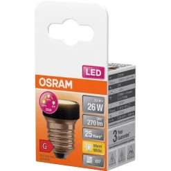 Osram LED Flat E27 3,5 W varm hvit, ultrakompakt
