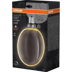Osram Vintage 1906 Globe Smoke LED-pære E27 dimbar