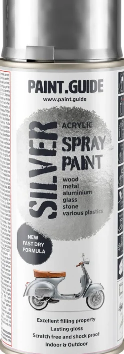 Paintguide Metallic spraymaling, høyglans, 400 ml