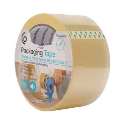 Pakketeip stille avriving transparent 50 mm x 66 m