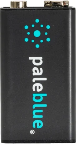 Pale Blue 9 V oppladbare batterier USB-C, 2-pakning