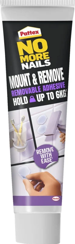 Pattex No More Nails Mount & Remove heftemasse