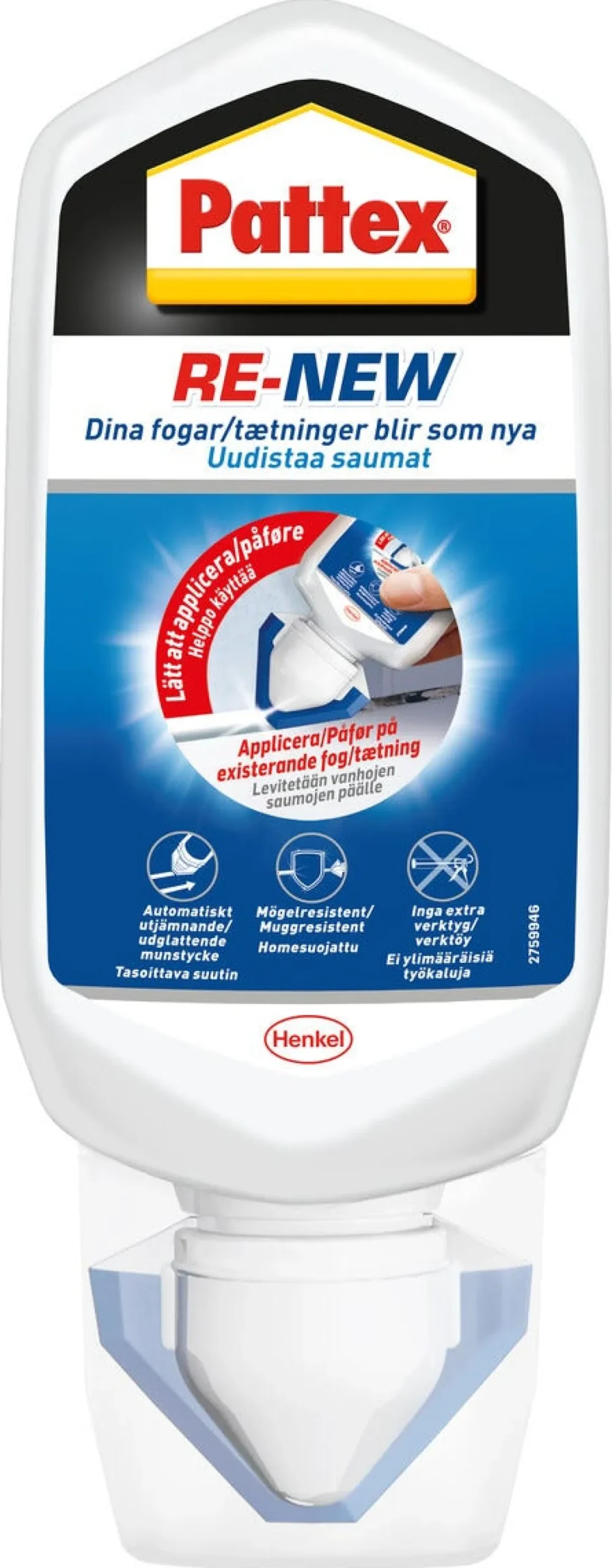 Pattex Silikon Re-new 2.0, hvit