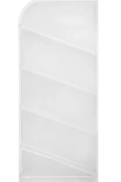 Pennestativ med flere rom, transparent plast