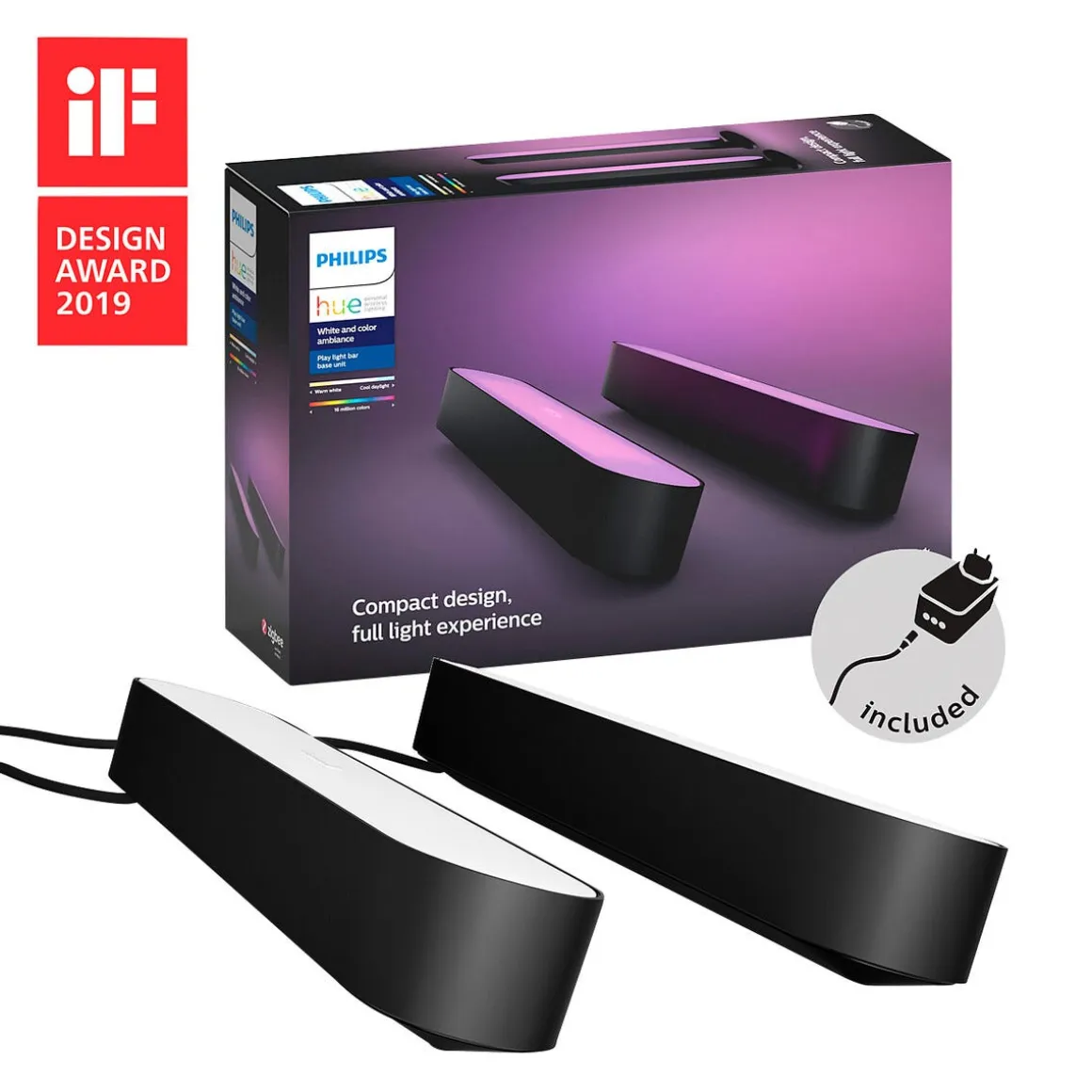 Philips Hue Play lysskinne 2-pack