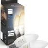 Philips Hue White Ambiance LED-pære E14 mignon 2-pakning