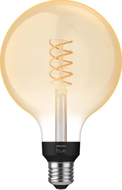 Philips Hue White E27 LED-globepære, 7 W, Bluetooth