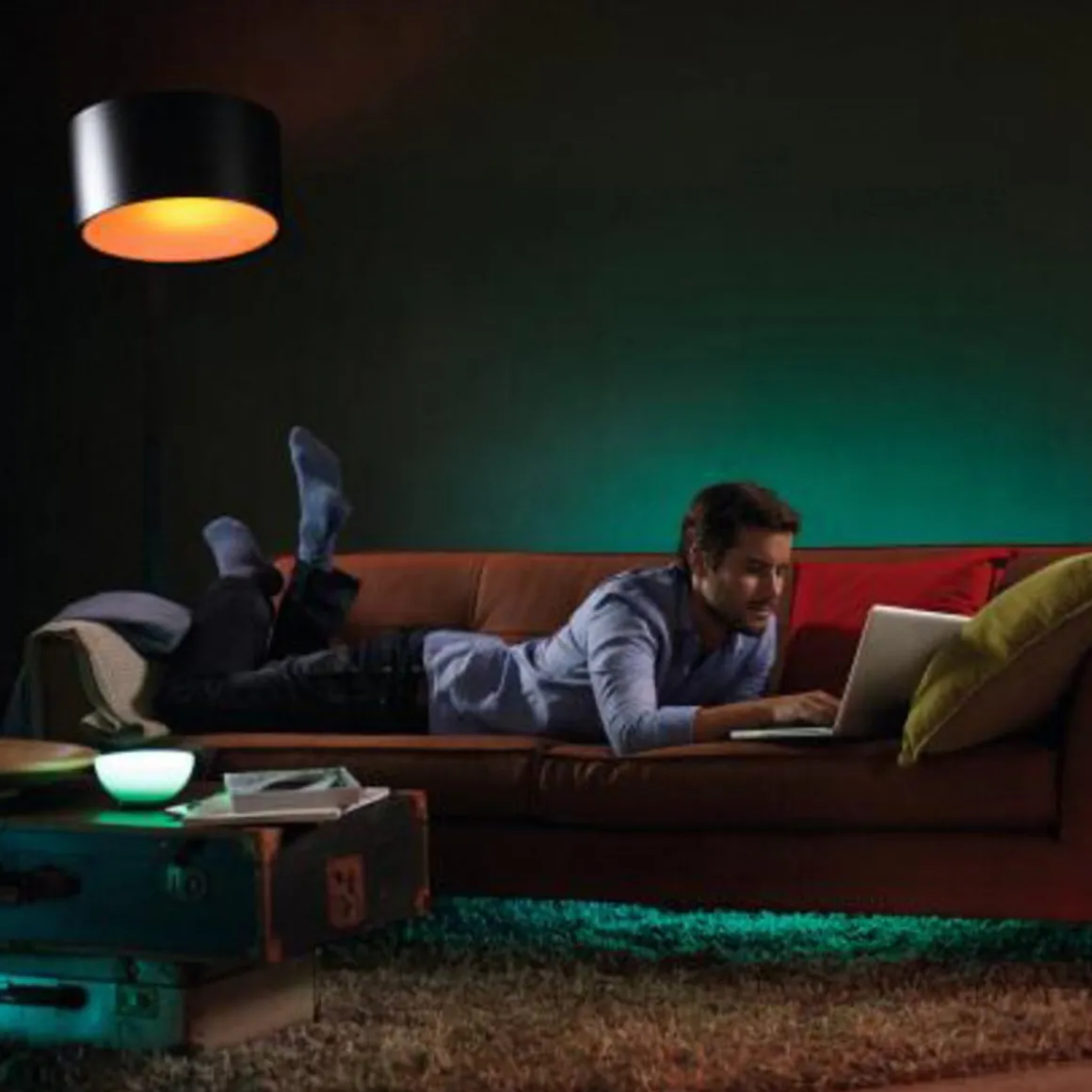 Philips Hue Go oppladbar bordlampe LED, Bluetooth