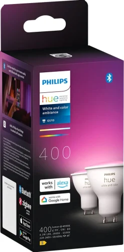 Philips Hue WCA GU10 LED Bluetooth 2-pakning