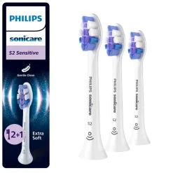 Philips Sonicare S2 Sensitive tannbørstehode hvit, 3-pakning