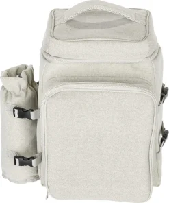 Piknikryggsekk med kjølerom, beige