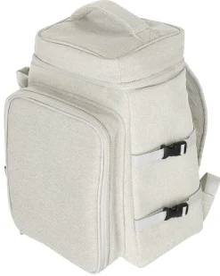 Piknikryggsekk med kjølerom, beige