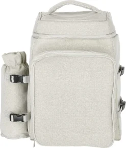 Piknikryggsekk med kjølerom, beige