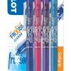 Pilot Frixion Clicker kryssordpenn, 4-pakning