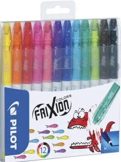 Pilot Frixion Colors utviskbare tusjpenner, kryssordpenn