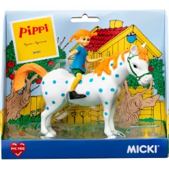 Pippi Langstrømpe og Lilla Gubben figursett, fra 3 år