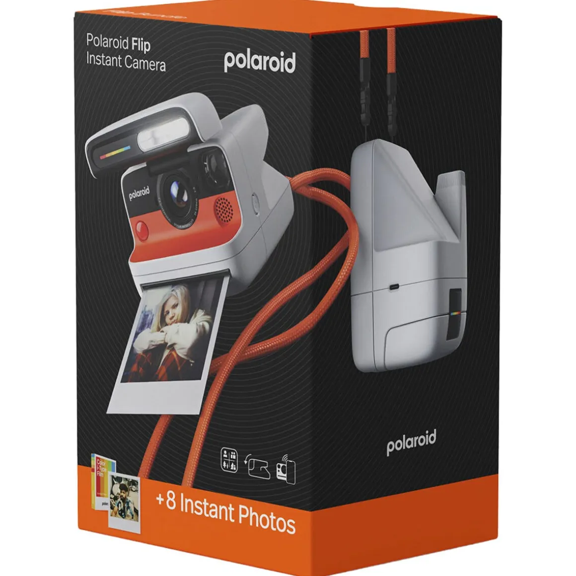Polaroid Flip kamera med autofokus, 4 linser