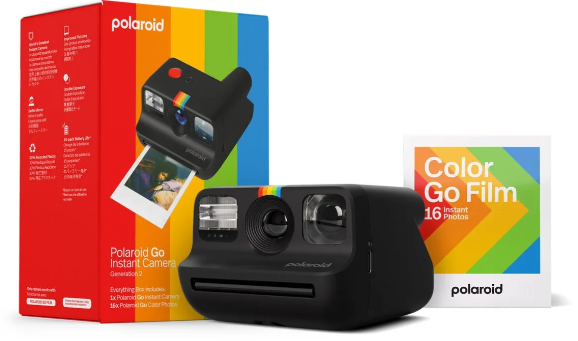 Polaroid Go Gen 2 kamera med filmpakke